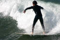 Surfing in Ocean Beach. San Diego, CA.