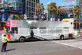Double deck bus promotion during Comic-Con International. San Diego, CA.