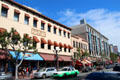 Streetscape of Gaslamp Quarter. San Diego, CA.