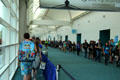 Well-controlled lines move to conference rooms at Comic-Con International. San Diego, CA.