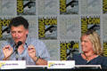 Steven Moffat & Sue Vertue of "Sherlock" at Comic-Con International. San Diego, CA.