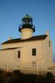 Old Point Loma Lighthouse in sunset light at Cabrillo National Monument. San Diego, CA