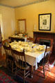 Dining room at Davis House Museum. San Diego, CA.