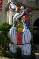 Poet & Muse sculpture by Niki de Saint Phalle outside Mingei Museum. San Diego, CA
