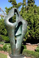 Figure for Landscape sculpture by Barbara Hepworth at San Diego Museum of Art. San Diego, CA.