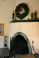 Fireplace in The Inn. Rancho Santa Fe, CA