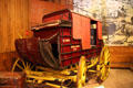 Wells Fargo mud wagon at Seeley Stable Museum in Old Town. San Diego, CA.