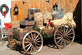 Goods on wagon in Old Town. San Diego, CA.