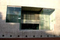 Salk Institute window & concrete hall. La Jolla, CA.