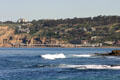 Scripps Institution of Oceanography pier at UCSD from the sea. La Jolla, CA.