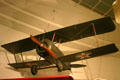 Thomas Morse S-4C biplane scout made in Ithaca, NY, at San Diego Aerospace Museum. San Diego, CA.