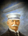 Portrait of Ferdinand Graf von Zeppelin German airship designer in International Aerospace Hall of Fame. San Diego, CA.