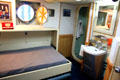 Captain's sea cabin of Midway aircraft carrier. San Diego, CA.