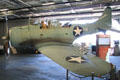 Douglas SDB Dauntless Dive Bomber aboard Midway carrier museum. San Diego, CA.