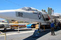 North American Aviation RA-5 Vigilante reconnaissance jet aboard Midway carrier museum. San Diego, CA.