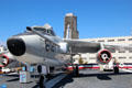 Douglas EKA-3 Skywarrior jet electronic warfare & tanker at Midway aircraft carrier museum. San Diego, CA.