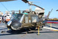 Bell UH-1B Iroquois "Huey" helicopter at Midway aircraft carrier museum. San Diego, CA.