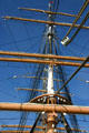 Star of India mast rigging at Maritime Museum. San Diego, CA.