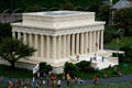 Lego Lincoln Memorial, Washington, DC at Legoland California. Carlsbad, CA.