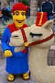 Lego camel & handler at Legoland California. Carlsbad, CA