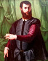 Portrait of a Man by Francesco Salviati at J. Paul Getty Museum Center. Malibu, CA.