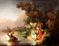 Abduction of Europa painting by Rembrandt at J. Paul Getty Museum Center. Malibu, CA.