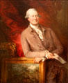 Portrait of James Christie by Thomas Gainsborough at J. Paul Getty Museum Center. Malibu, CA.