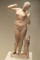 Roman alabaster statuette of Venus from Egypt at Getty Museum Villa. Malibu, CA.