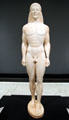 Greek marble statue at Getty Museum Villa. Malibu, CA.
