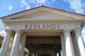 Colonnade of former Redlands Santa Fe Depot. Redlands, CA.