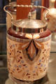 Bristol glass biscuit jar at Historical Glass Museum. Redlands, CA.