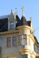 Roofline details of Kimberly Crest House. Redlands, CA.