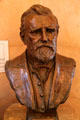 U.S. Grant bronze bust by Cartaino S. Paolo at Lincoln Shrine. Redlands, CA.