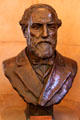 Robert E. Lee bronze bust by Cartaino S. Paolo at Lincoln Shrine. Redlands, CA.