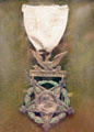Medal of Honor awarded to Pvt. Benjamin Hilliker for 1863 Vicksburg heroism at Lincoln Shrine. Redlands, CA.