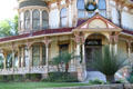 Verandah of Morey Mansion. Redlands, CA.