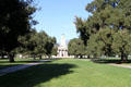 Memorial Chapel over the Quad at Redlands University. Redlands, CA.