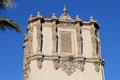 Spanish Revival tower of Old Riverside City Hall. Riverside, CA.