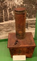 Smudge pot or Orchard Heater at Riverside Museum. Riverside, CA.