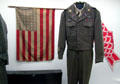 WWII uniform of Japanese serving in 442nd Regimental Combat Team at Riverside Museum. Riverside, CA.