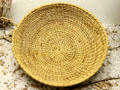 Cahuilla basket leaching tray used to prepare acorn flour at Riverside Museum. Riverside, CA.