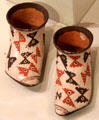 Ceramic moccasins from Acoma Pueblo, NM at Riverside Museum. Riverside, CA.