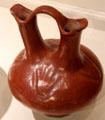 Ceramic wedding vase by Ohkay Owingeh of San Juan Pueblo, NM at Riverside Museum. Riverside, CA.