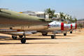 Row of MiGs at March Field Air Museum. Riverside, CA.