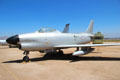 North American F-86L Sabre jet fighter at March Field Air Museum. Riverside, CA.