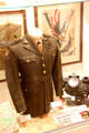 World War II American pilot's uniform jacket, poster & other objects at March Field Air Museum. Riverside, CA.