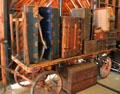 Baggage cart at Orange Empire Railway Museum. Perris, CA.
