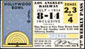 Los Angeles Railway weekly pass features Hollywood Bowl at Orange Empire Railway Museum. Perris, CA.