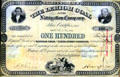 Lehigh Coal & Navigation Co. stock certificate at Orange Empire Railway Museum. Perris, CA.