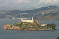 Alcatraz island in San Francisco Bay which was once an unescapable prison. San Francisco, CA